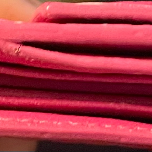 Bottega Veneta Deep Pink Woven Wallet - Picture 7 of 8